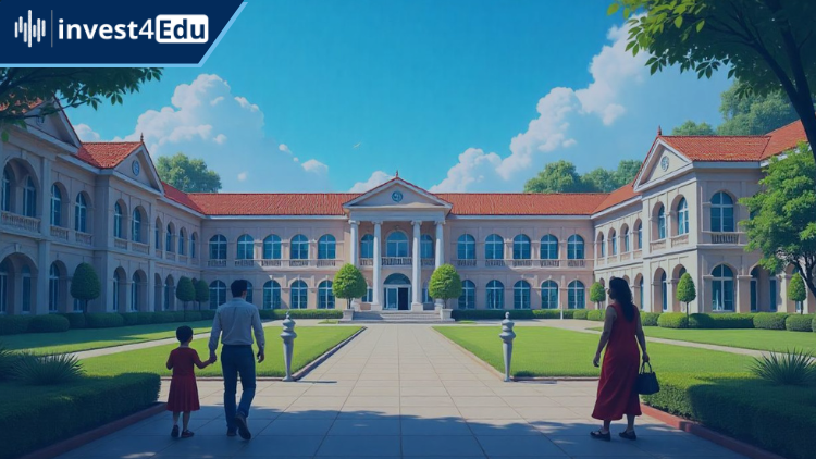Children's are entering to school 